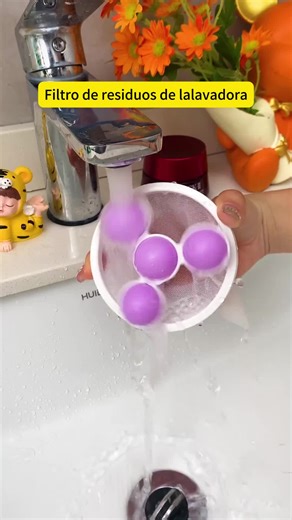 🛒 A Tiny Hero for Your Washing Machine Don't let hidden hair ruin your favorite outfits. The Washing Machine Hair Filter Mesh Bags catch the mess so you don't have to.#tiktok #foryou #fyp #goodthing #LaundryHack #Wash #cleantok #washing