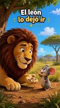 🦁🐭 El León y el Raton🦁🐭| Cuentos y Valores para Niños