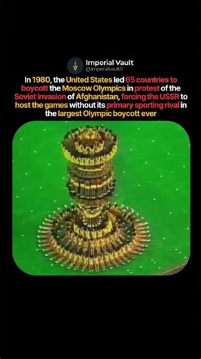 The Olympic Games That Changed History Forever 🚫 #shorts #history