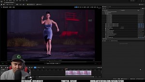 Unreal Engine 5.3 Realtime Cloth Simulation with Jiggle Physics