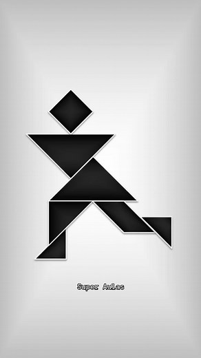 里 O Tangram é um antigo quebra-cabeça chinês composto por sete peças...