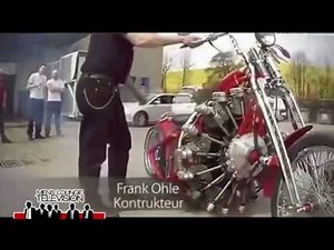 Red Baron Bike with airplane engine