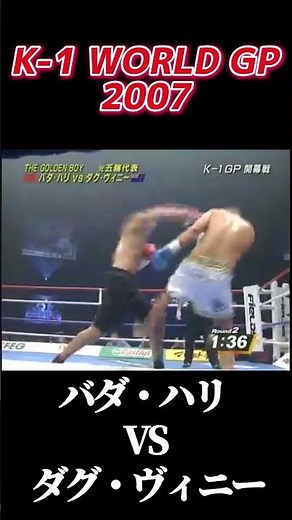 名勝負 バダ・ハリ vs ダグ・ヴィニー K-1 WORLD GP 2007 #k1