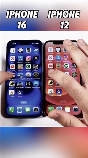 iPhone 16 vs iPhone 12: INSANE Speed Test! ⚡ Who’s the Real King? #Shorts#ViralVideo