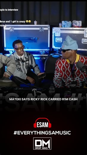 Drop Mag on Instagram: "Mateki talks about how Ricky Rick used to move carrying R1M in LV bags"
