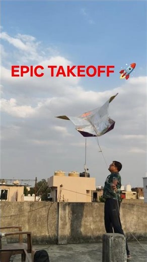Giant Kite Ultimate Throw 🪁🔥 | Epic takeoff 🚀