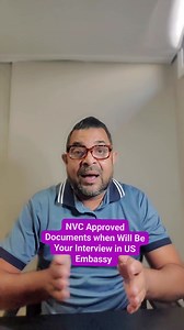 11K views · 145 reactions | NVC Approved Documents when Will Be Your Interview in US Embassy #NVC #bobbyamericawala #trump #immigration #greencard | Bobby Americawala | Facebook