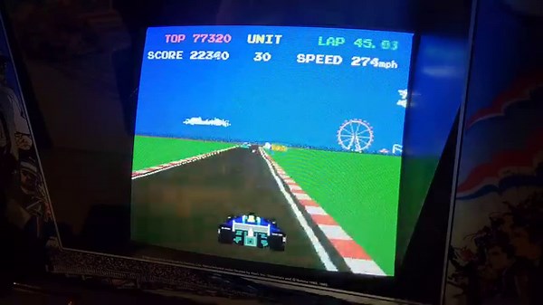 In a classic arcade rivalry, Daniel Yamnitz edged back into first place with a new TG world record on the 80s hit arcade game Pole Position II. Hitting a top speed of 318 mph, Daniel wove his way through a crowded field of CPU drivers to claim the checkered flag and a new high score of 77,790 points on the Suzuka track. #atari #namco | Twin Galaxies