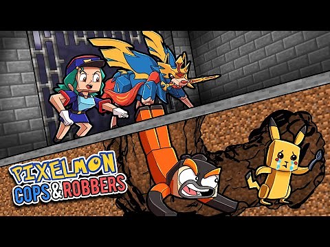 Pixelmon COPS N ROBBERS! (Minecraft)