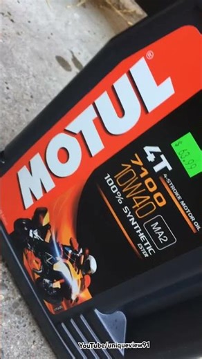 Yamaha r1 getting oil changed