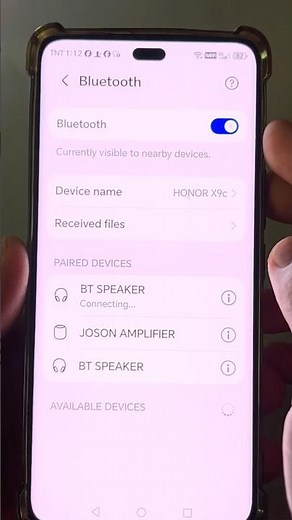 How to Turn ON or OFF Bluetooth on Honor Mobile Phone #shorts