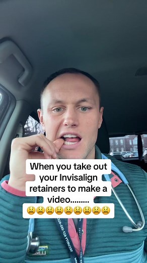 😫😫😫😫😫 #invisalign #brokentooth #ouch #retainers | retainers
