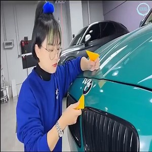 1.1M views · 6.9K reactions | Beautiful girl with amazing skills and new techniques to repair and refurbish a car | Happy Birdy Creative art sessions | Facebook