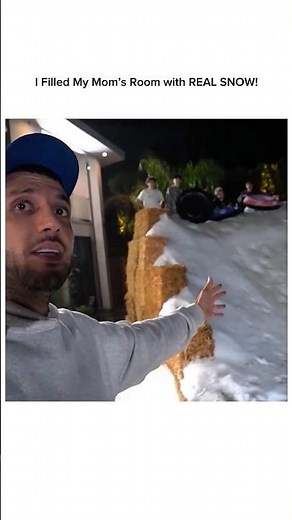 I Filled My Mom’s Room With REAL Snow! ❄️😱 | Royalty Family #shorts