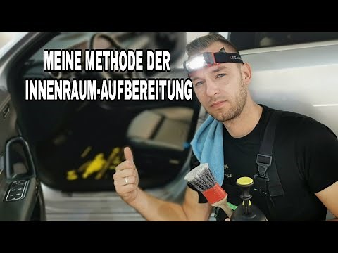 Vehicle interior preparation (cleaning) like a professional