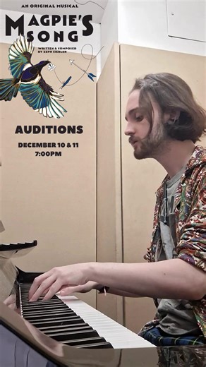 Meet the creator of Magpie’s Song – LCP’s own Zeph Siebler Zeph Siebler is a senior at Yale University studying Music with an emphasis in Musical Theatre Composition. He has studied musical theatre composition with Jeanine Tesori (Fun Home, Shrek, Kimberly Akimbo), book writing with Lisa Kron (Fun Home), and lyric writing with Michael Korie (Grey Gardens, War Paint). He interned with Dave Malloy (Natasha, Pierre, and The Great Comet of 1812) for a workshop of Black Swan and he did transcription 