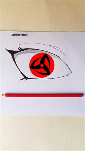 sharingan eyes #animedrawing #shorts #uchiha #narutoshippuden #itachi