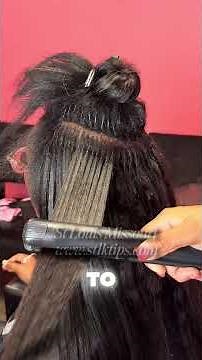 4C Hair with K-Tip Extensions | St. Louis Luxury Extensions