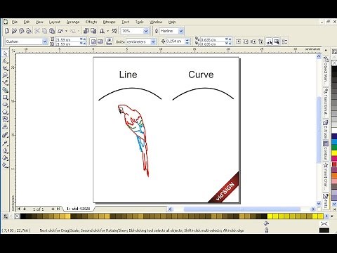 How to Draw Object Line using CorelDRAW