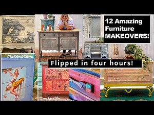 12 amazing furniture makeovers! Four hours to film and flip, at DIY Video Bootcamp