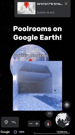 Poolrooms on google earth street view! #googleearth #creepylocations