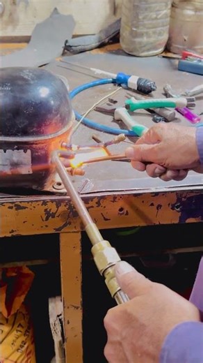 Brazing copper to iron