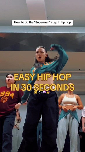 EASY HIP HOP Dance Tutorial: Superman Step in 30 Seconds!