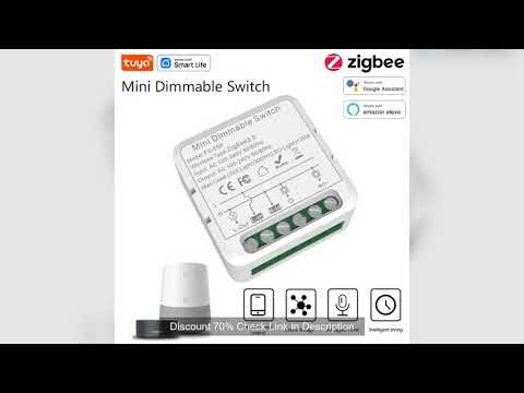 Tuya ZigBee 3.0 Smart Dimmers Switch Module Supports App Remote Control LED Lights Dimmable Switch W
