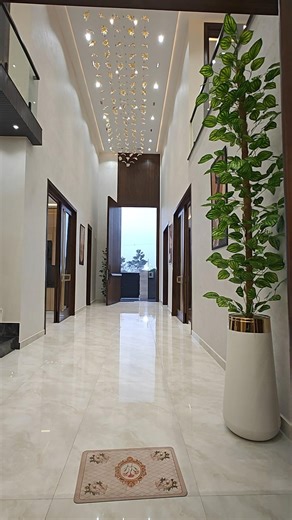 Main Entrance Lobby View 1 Kanal House Lowest Price Range 8.50 Crore D Bahria Town Lahore Contact me