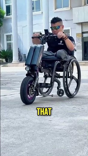 This Turns Wheelchairs Into Electric Bikes ⚡ || #mobility #technology #innovation #future