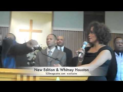 Johnny Gill and Whitney Houston perform at Carole Brown's funeral