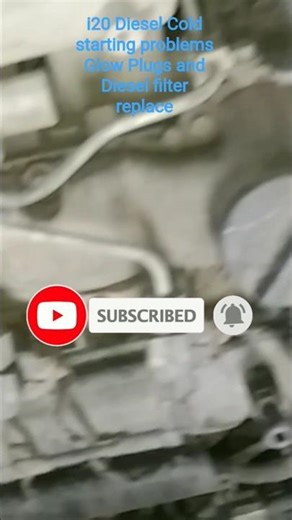 automobile works i20 Diesel Cold starting problems glow plugs replace plz subscribe my channel