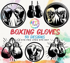Boxing Gloves Clipart Bundle (svg, Png, Jpg, Eps, Dxf) (digital Download) - Etsy