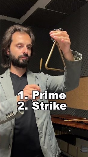Remember these 3 steps! 🔺 #triangle #percussion #musiceducation