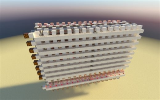 [MCBE][教程]较快的高密度竖式存储器~