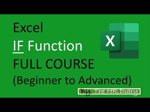 Excel IF Function FULL COURSE (Beginner to Advanced)
