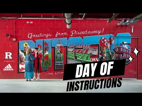 Rutgers Commencement - Day of Instructions for Graduating Students