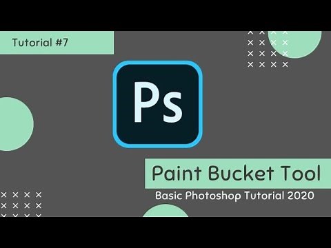 7. Paint Bucket Tool | Tools Bar | Basic Photoshop Tutorial 2020