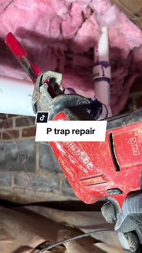 Quality Control Fail: P Trap Repair in Crawl Space | Plumbing Job