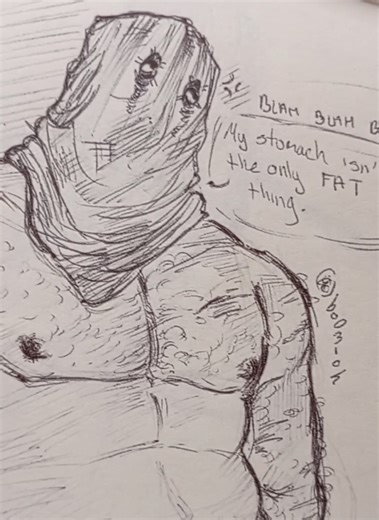 König's Chubby Character Doodle Art