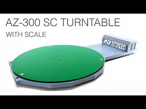 AZ-300 SCALE Low Profile Stretch Wrap Turntable