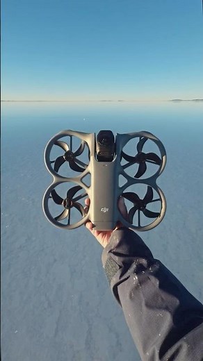 まるで鏡の上を歩いてるみたい。😳✨｜DJI Avata 360