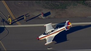 Small plane makes hard landing at Gillespie Field