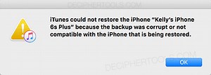 Solution for Corrupt iPhone Backups