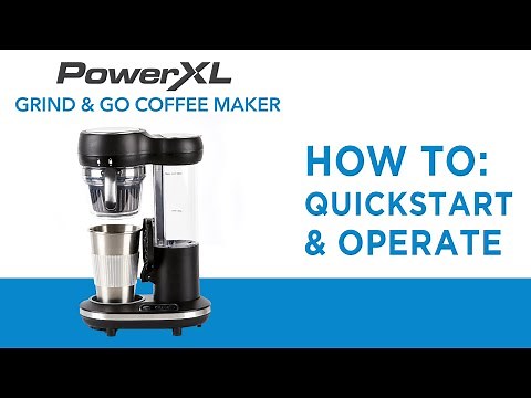 Power XL Grind & Go Coffee Maker | Quick Start Guide | As Seen On TV
