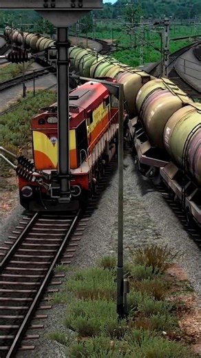 Train Simulator, WDM3D Twin Alco Hit BTPN Oil Tanker Freight Train, Train Games #train #traingame