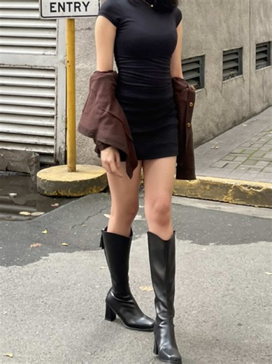 Stylish Outfit Ideas with Knee High Boots