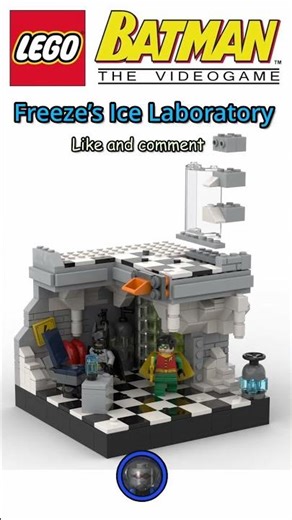 🧊🧪 Mr. Freeze Laboratory 🧪🧊 #lego #batman#legobatman #legomoc