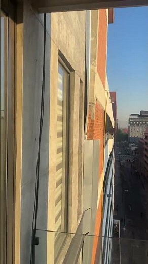 High-rise buildings sway during strong earthquake in Mexico