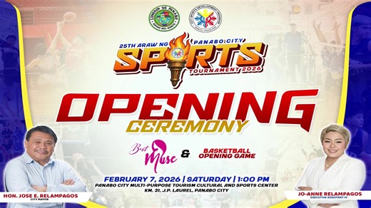 The 25th Araw ng Panabo Sports Tournament marks a celebration of unity, discipline, and sportsmanship among our athletes and community. As we begin this season, let us first gather in a Holy Mass, offering gratitude for the gift of sports, praying for guidance, safety, and fair play throughout the tournament. #25THARAWNGPANABO #ServicetoPanaboansServicetoGod #RELAMPAGOSCARES | City Sports Development Program - CSDP- Panabo City